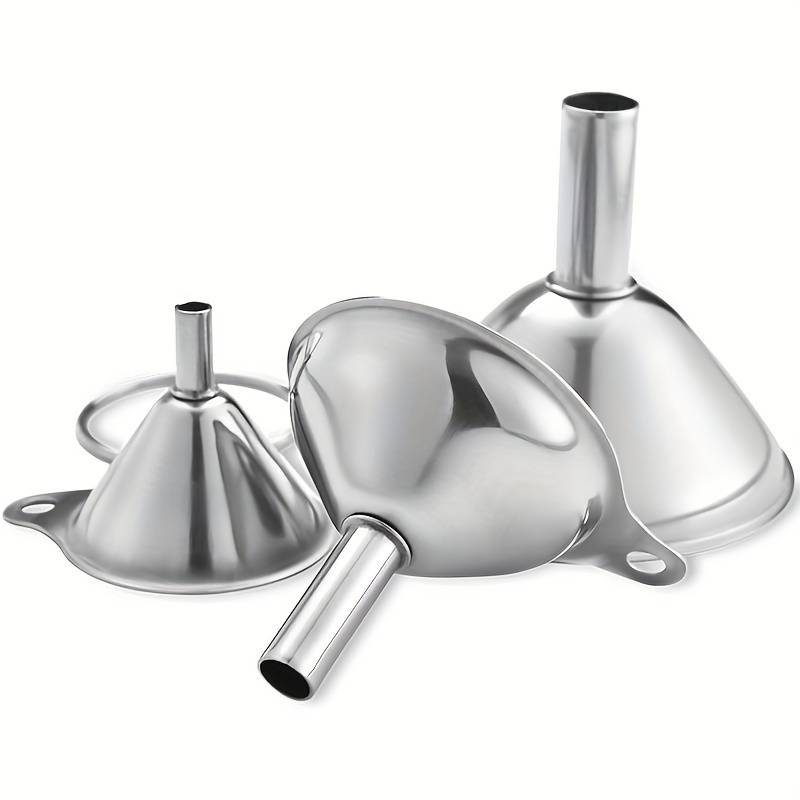 Funnel Stainless Steel Funnels Mini Filling Kitchen Funnel - Temu